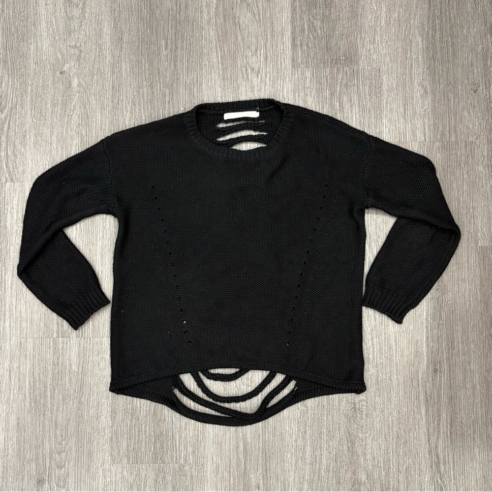 One Grey Day Blaine Ribbed Sweater